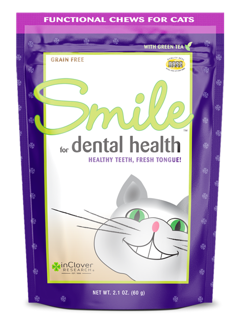 InClover Smile Dental Support Supplement Soft Chew for Cats