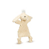 HuggleHounds Bobbi Bunny HuggleFlatties™ Durable Plush Dog Toy