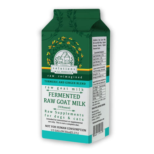 Solutions Pet Products Raw Goat Milk TEXsauce Supplement for Dogs & Cats