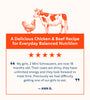 My Perfect Pet Chicken and Beef Boomer's Frozen Dog Food