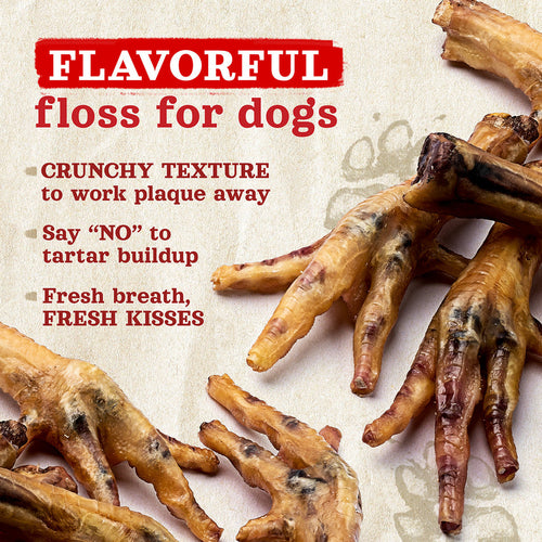 Natural Farm Chicken Feet for Dogs