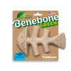 Benebone Green Fishbone Plant-Based Dog Toy for Moderate Chewers
