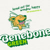 Benebone Green Fishbone Plant-Based Dog Toy for Moderate Chewers