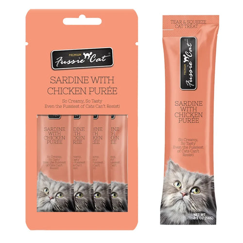 Fussie Cat Sardine with Chicken Purée