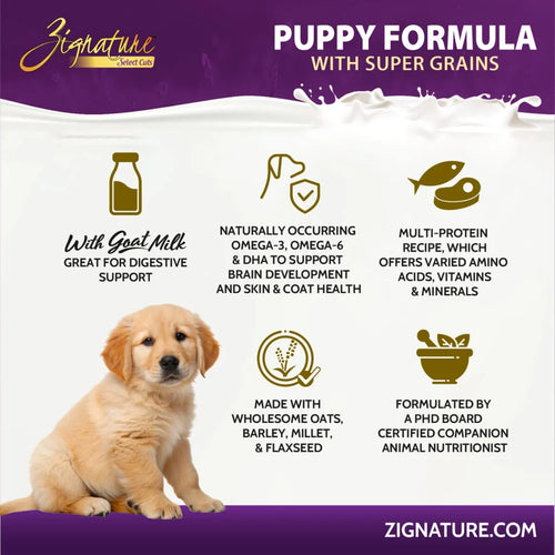 Zignature Select Cuts Puppy Formula with Super Grains