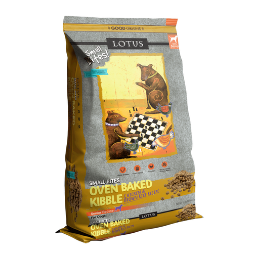 Lotus Small Bites Chicken Senior Recipe Dry Dog Food