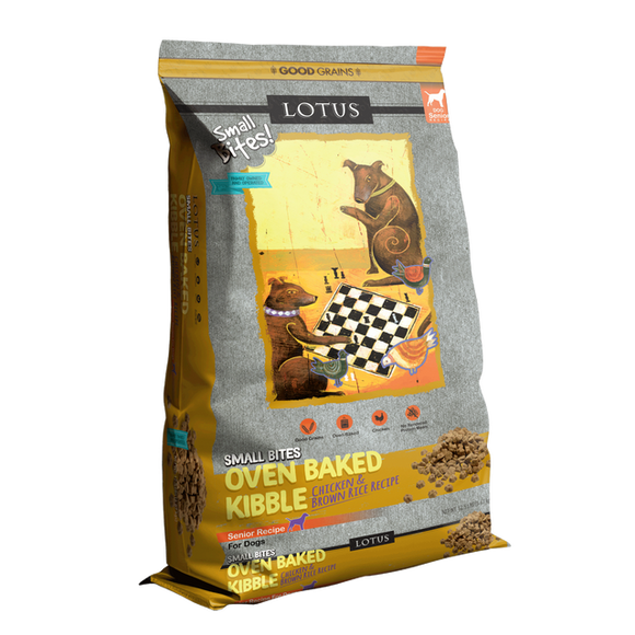 Lotus Small Bites Chicken Senior Recipe Dry Dog Food