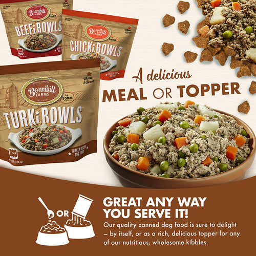 Bonnihill Farms TurkiBowls Turkey Recipe Dog Food