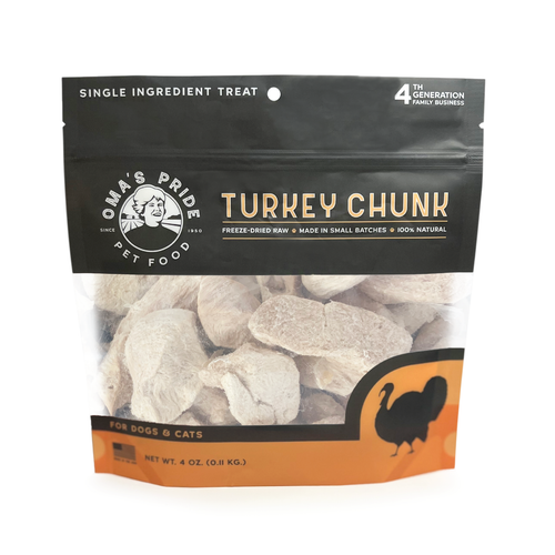 Oma's Pride Turkey Breast Chunks Treats