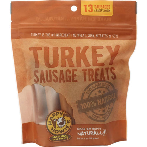 Happy Howie's Turkey Sausage Dog Treats (12)