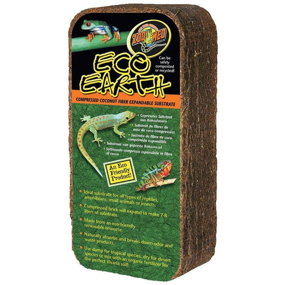 ECO EARTH COMPRESSED COCONUT FIBER SUBSTRATE (7-8 L - 1 PK)