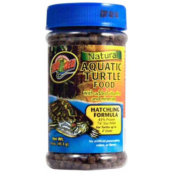 NATURAL AQUATIC TURTLE FOOD HATCHLING FORMULA (1.6 OZ)